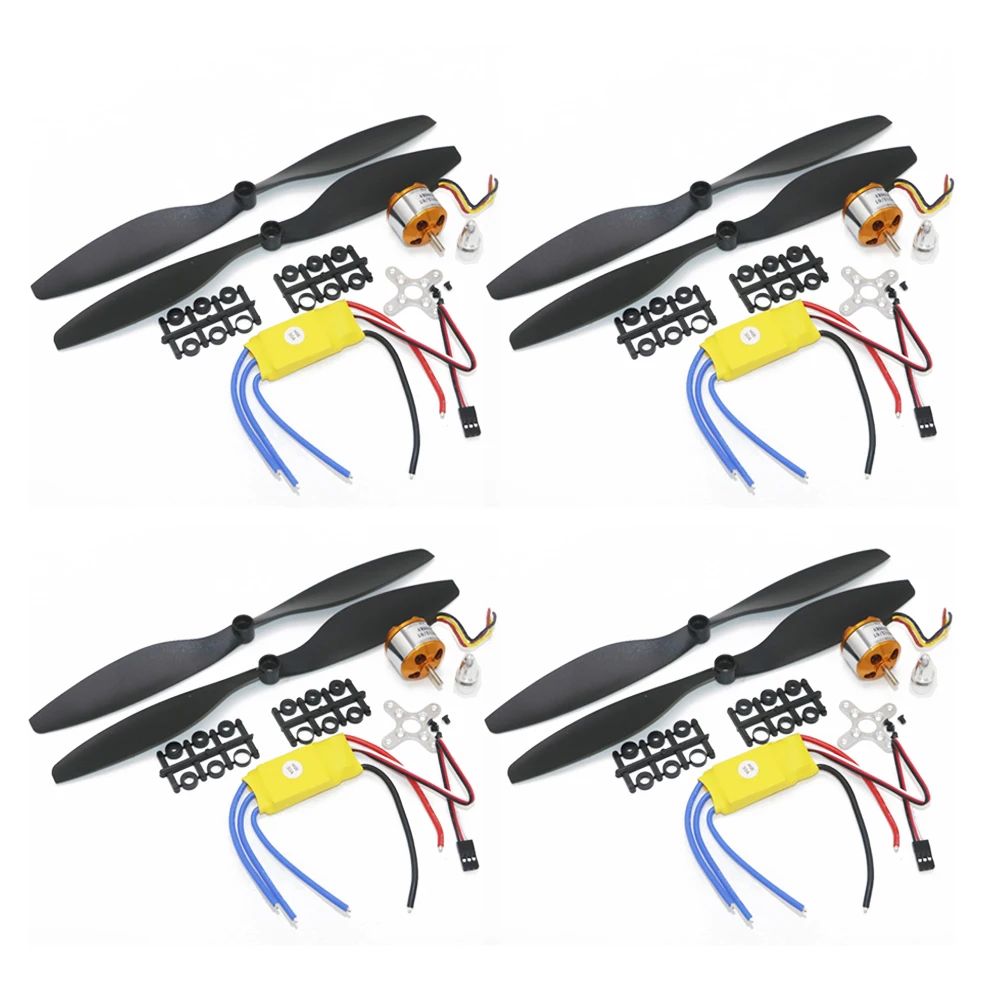 4 компл./лот A2212 1000KV 1400 – обзор и цена Drone Power Distribution Board