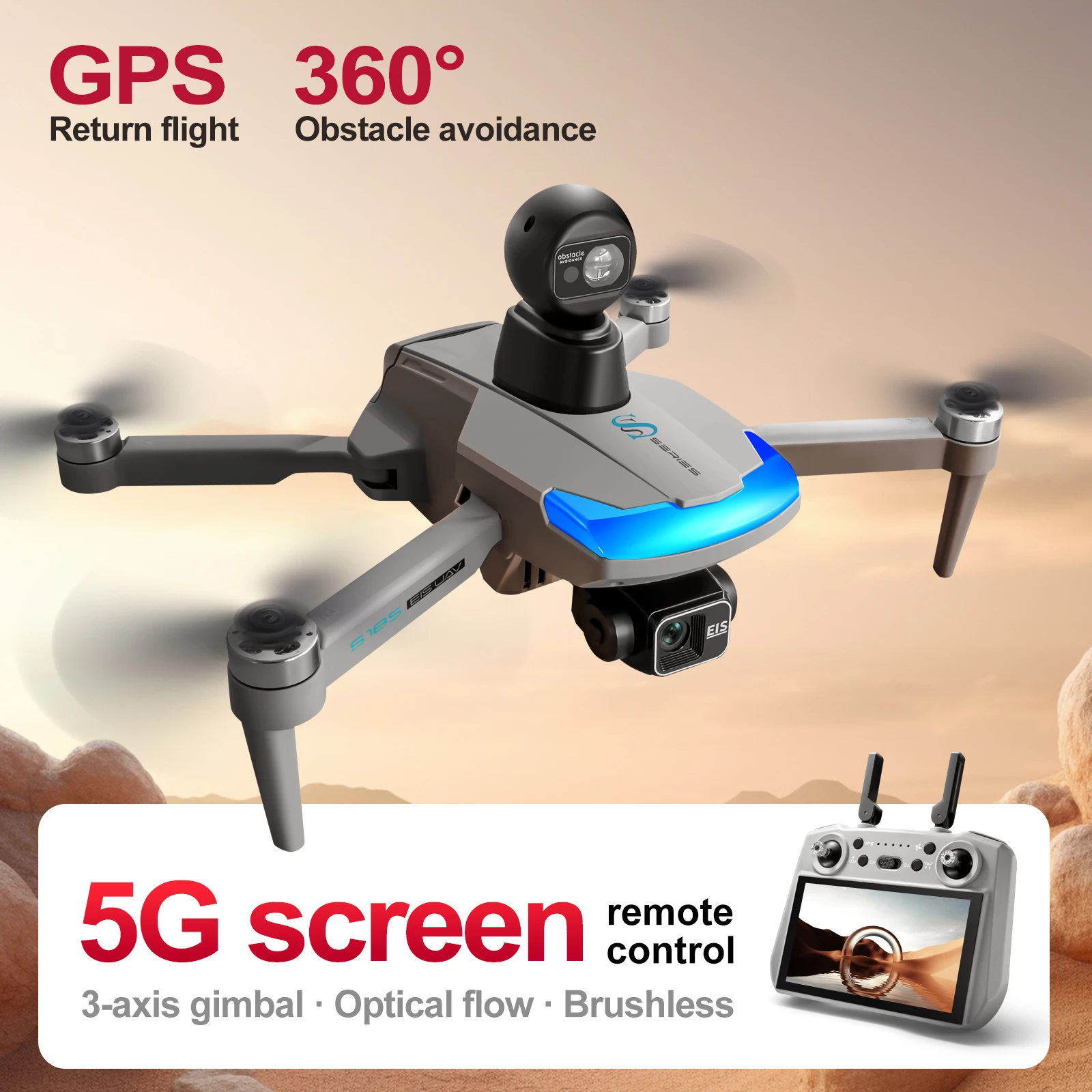 S185 Профессиональный дрон 2,7 – обзор и цена Drone Gps Mount