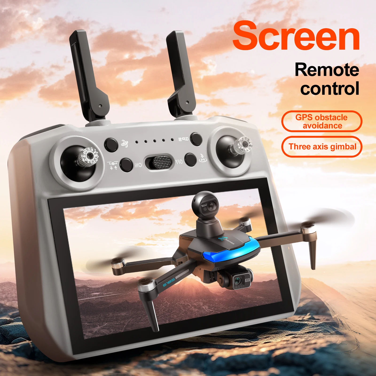 S185 Профессиональный дрон 2,7 – обзор и цена Drone Gps Mount